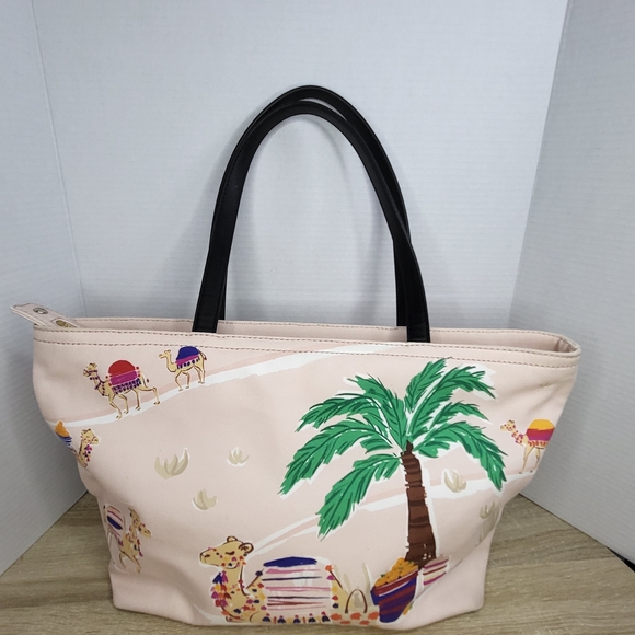 Kate Spade Cream and Black Whimsical Tote - Picture 2 of 16